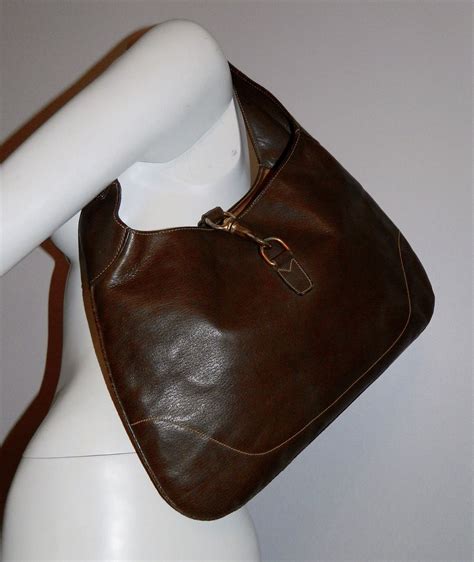 vintage gucci purse brown|small black vintage Gucci purse.